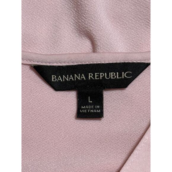 Banana Republic Blush Pink Tunic Blouse, Size L - Picture 5 of 6